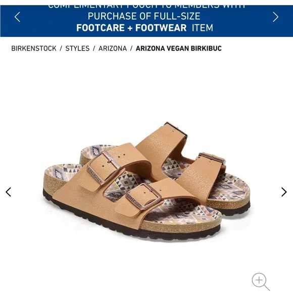 Birkenstock Arizona Vegan Sandals in Pecan - Picture 6 of 6